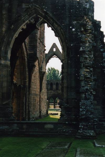 ancient ruined cathedral
