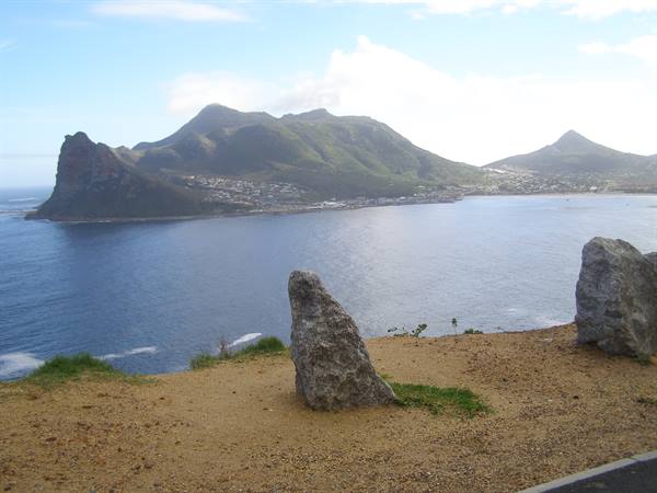 Hout bay in the distance