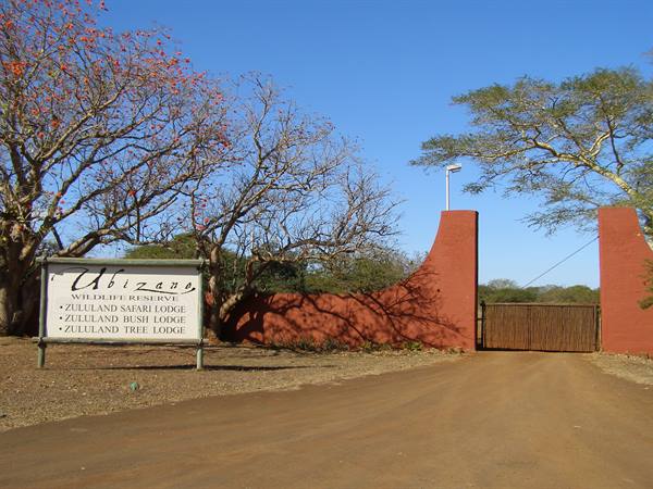 The entrance of the reserve