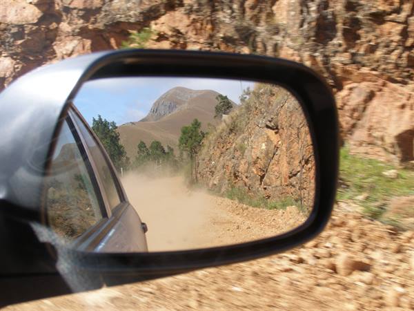 Dirt road in Swaziland