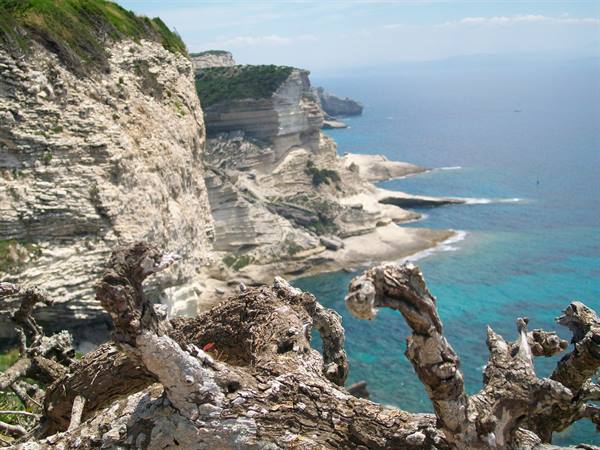 the cliffs of Bonifacio