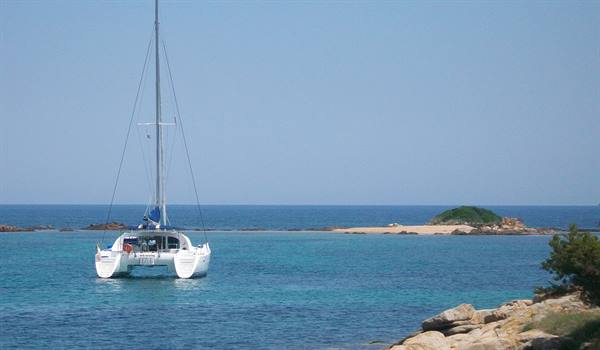 Catamaran at San Ciprian