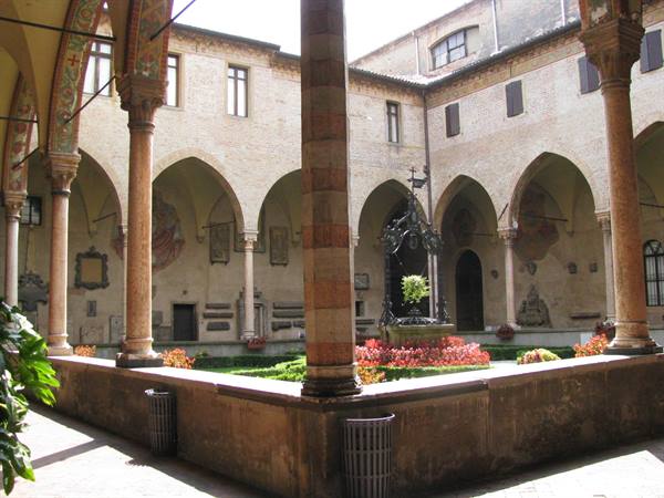 One of the cloisters of the Basilica
