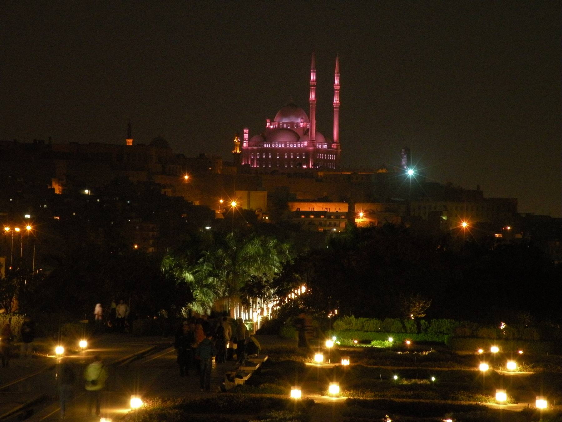 el alazar park, view of the citadel