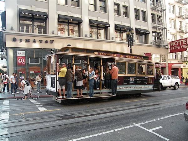 cable car in SF