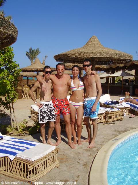 ME AND STEFANO WITH ALEX AND GUENDA... FRIENDS MET AT THE VILLAGE
