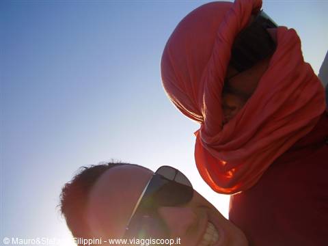 ME AND STEFANO MOTORBIKE RIDE IN THE DESERT