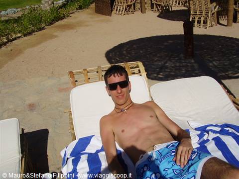 STEFANO ON THE LOUNGER