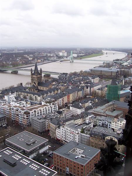 The Rhine seen from the cathedral