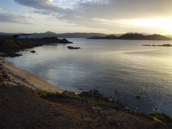 Punta Rossa beach in the evening