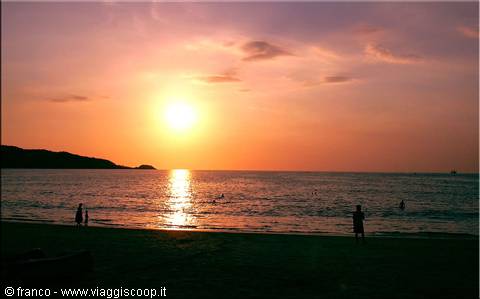 sunset at phuket