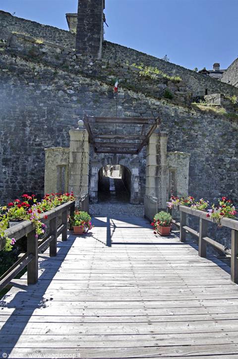 Fenestrelle Fort, the drawbridge