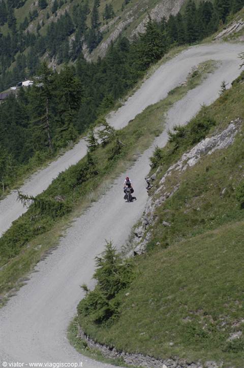 Ramps from the Susa Valley, last hairpin bends