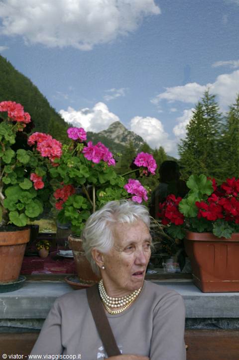 A coffee in Val Veny