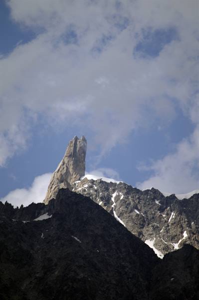 The Dent du Géant from Val Veny