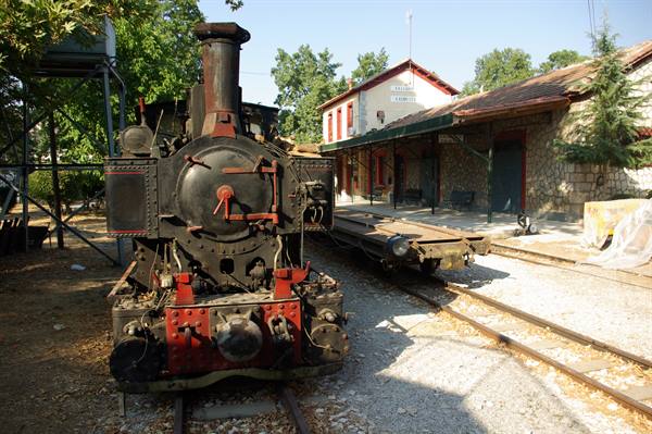 Old locomotive of the Diakofto Kalavryta line