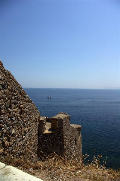 Monemvasia the horizon