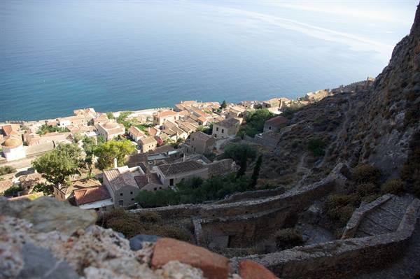 Monemvasia from above