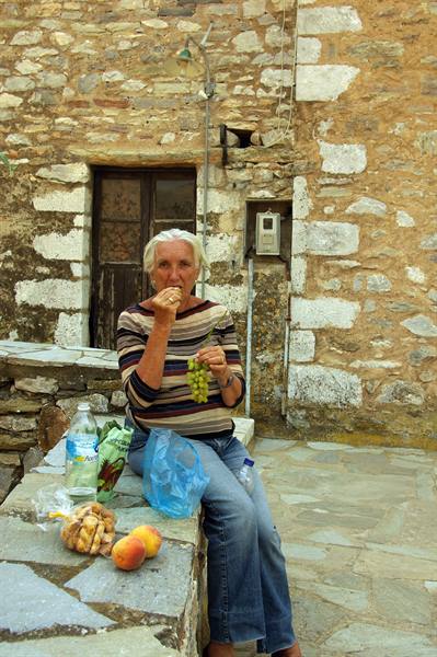 Breakfast in Vathia