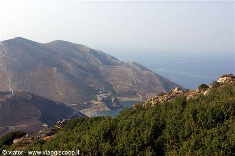 Crossing the south promontory of Mani, eastern coast