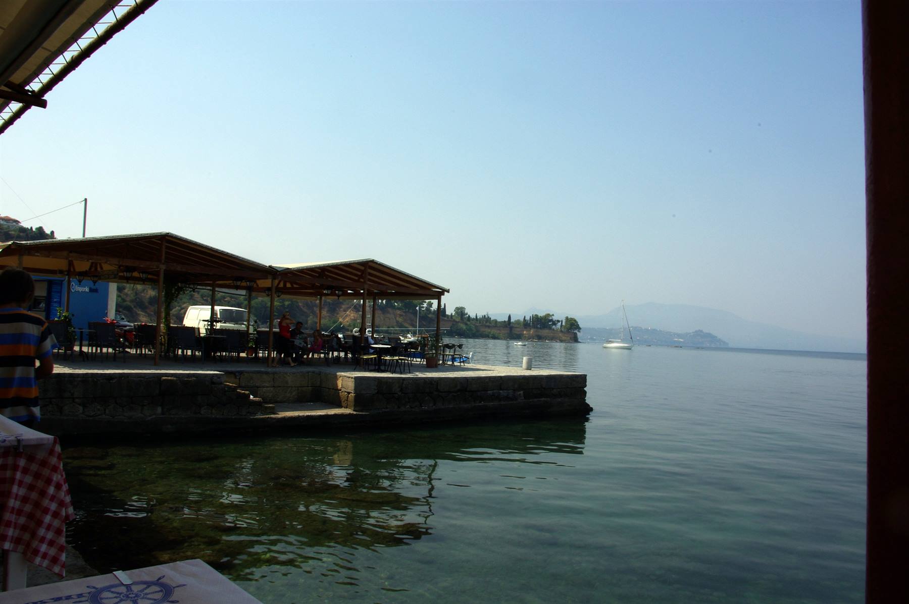 Koroni, taverna on the sea