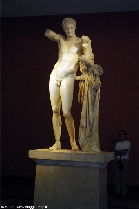 Olympia Museum Hermes and Dionysus by Praxiteles