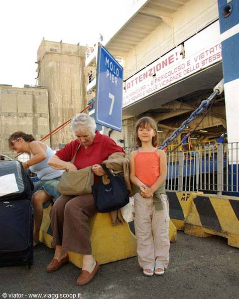 Waiting to board