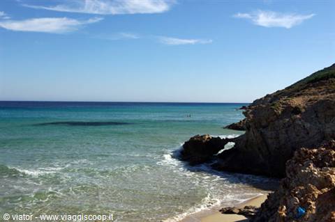 A cove south of the Village