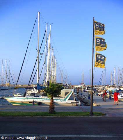 The marina of Kos
