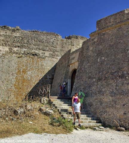 Kos island access to the Castro of Antimachia