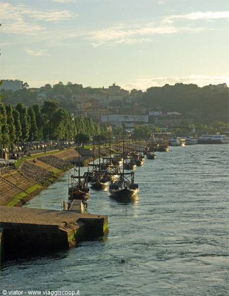 Porto Douro quay Boats