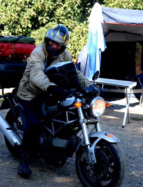 L'Ostriconi Campsite, off we go