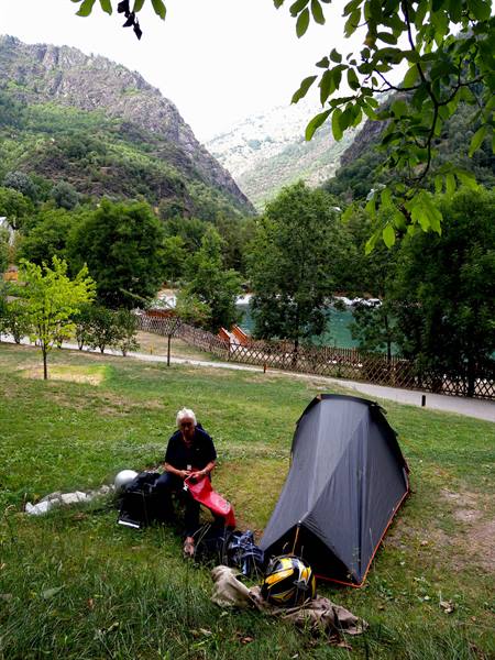 St. Etienne de Tinée the tent