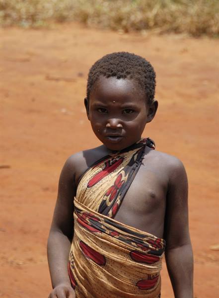 child from a village near 'Tsavo' 