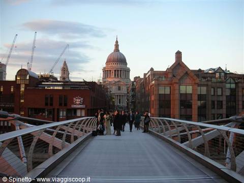 Millennium Bridge and St Paul's