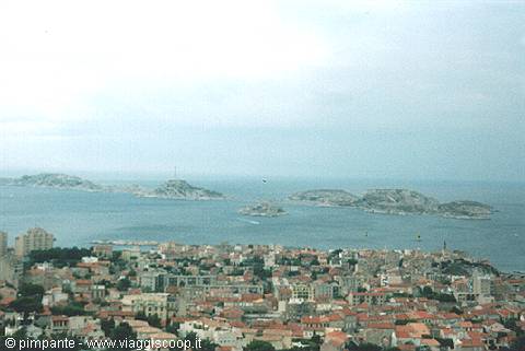 chateau d'if taken from notre dame de la garde
