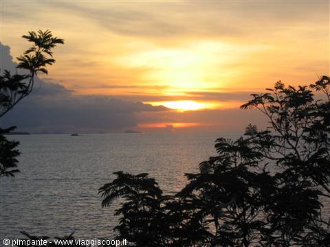 sunset at koh samui