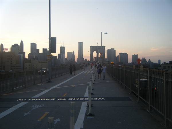 ON BROOKLYN BRIDGE