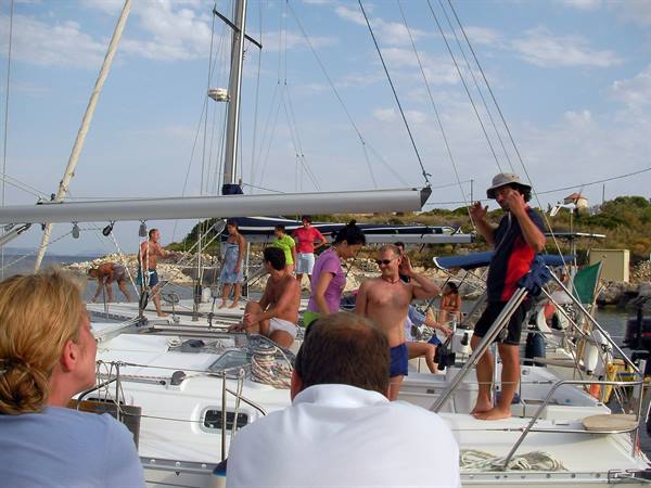 Our boats in flotilla