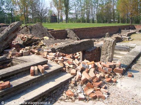 Gas chamber and crematoria....