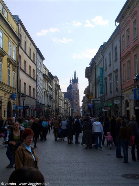 Krakow....towards the market square