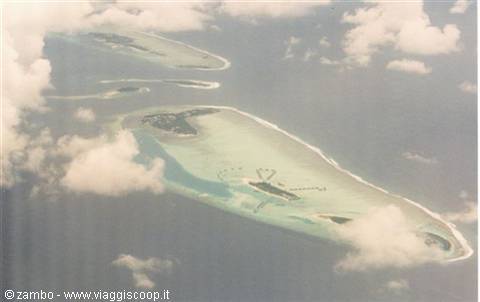 Maldives from above