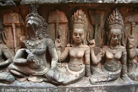 Bas-reliefs...Terrace of the elephants
