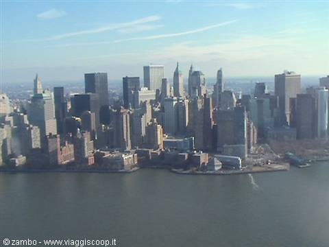 From the helicopter