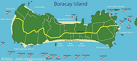 map of boracay