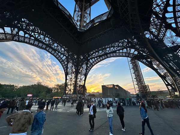 the grandeur of the Eiffel Tower is thrilling