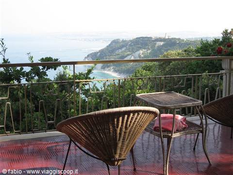 the view from the terrace of villa sibilla