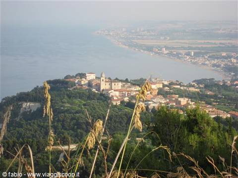 the view over sirolo