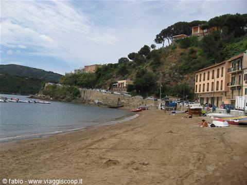 the beach of porto azzurro
