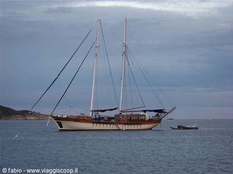 gulet at marina di campo